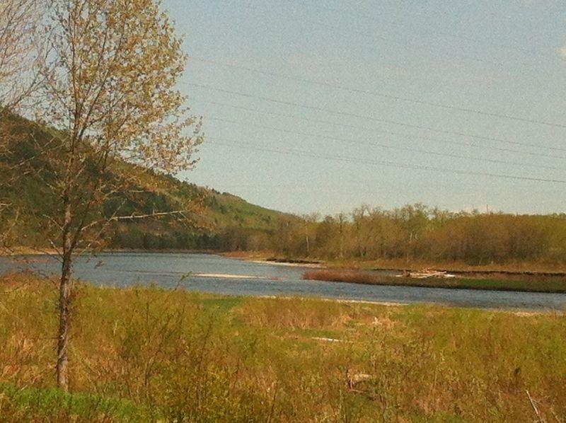 4 acres waterfront on the Restigouche River