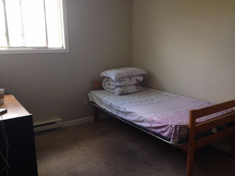 A quiet room in a three-bedroom apartment