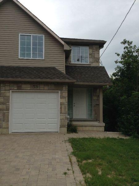 Newer 2 story semi detached for rent