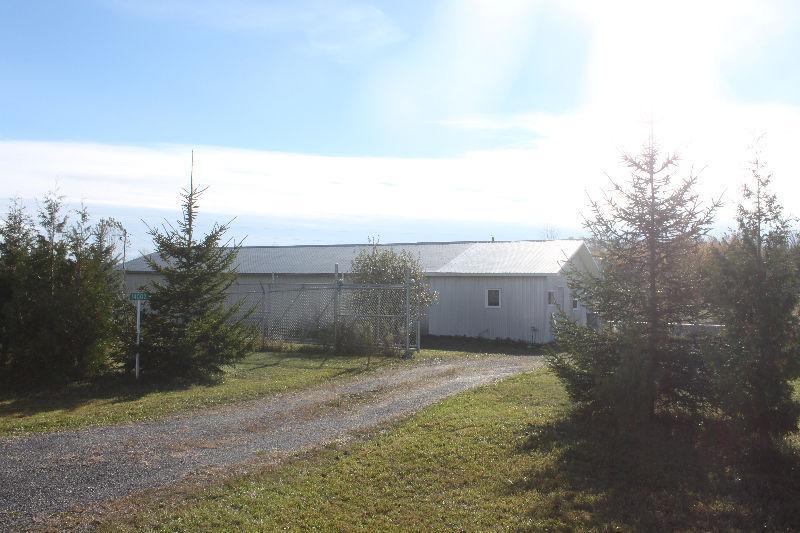 2.95 acres and 2,079 foot squared fully insulated metal clad bui