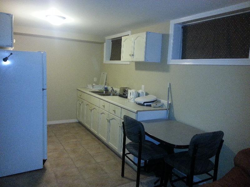 Basement apartment for rent starting JULY 1ST, 2016