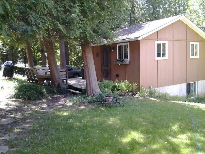 Cottage rental at Chesley Lake, near Sauble Beach