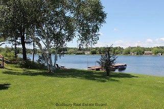 Two Story Waterfront Home on French River Alban, Ont
