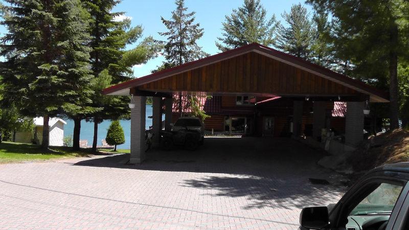 Western Red Cedar Log Home on the French River w/ Many Extras!