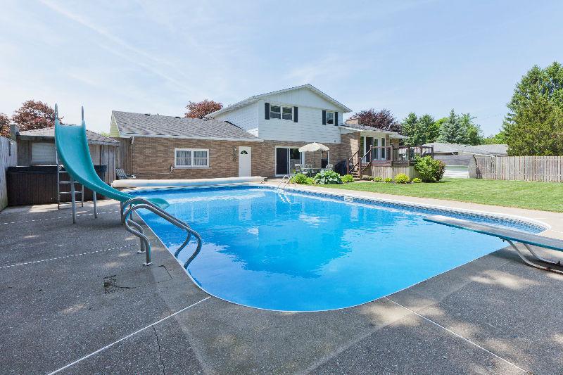SIP & DIP BY THE POOL! Backing onto Golf Course!