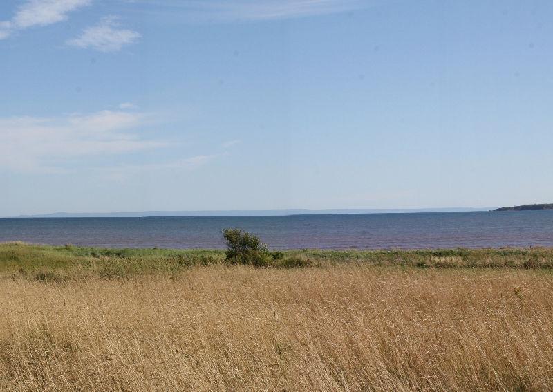 Large lots with southern view to water and a sandy beach