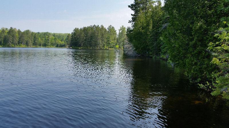 Beautiful private waterfront property on Lang Lake in Spanish,On