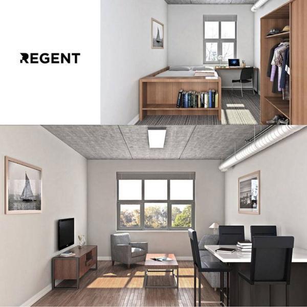 Two Rooms available for rent (Regent) --- 8 month lease