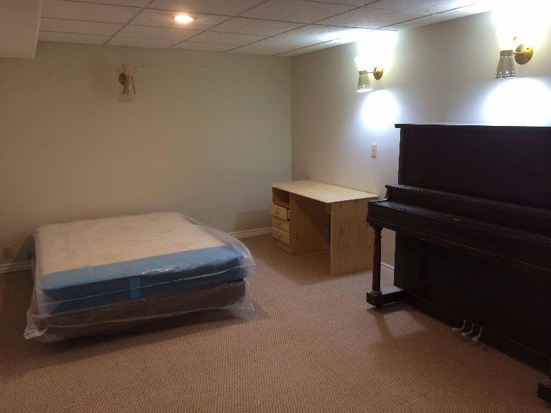 University area basement room. Available from now