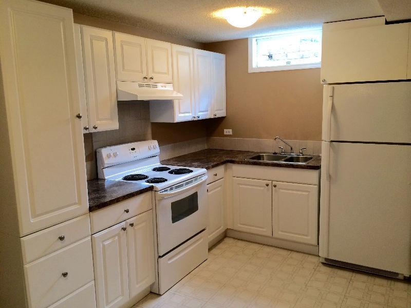 Lovely Spacious 2 Bedroom Basement Suite for Rent - Aug 1