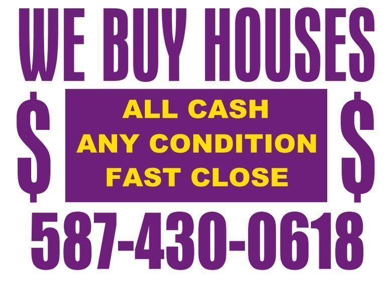 # We Buy Houses! **Quick, Easy, Cash Offer**
