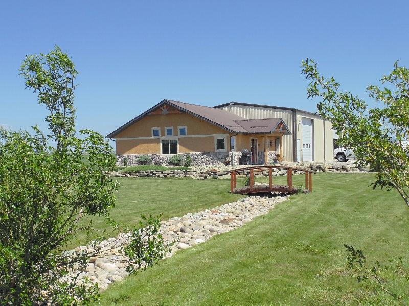 Acreage with house and shop