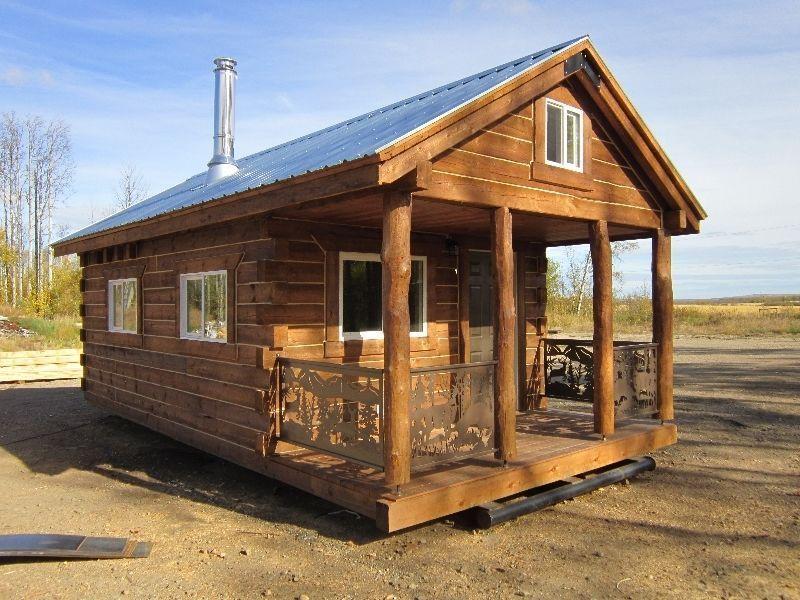 Skid Mounted Square Timber Cabins