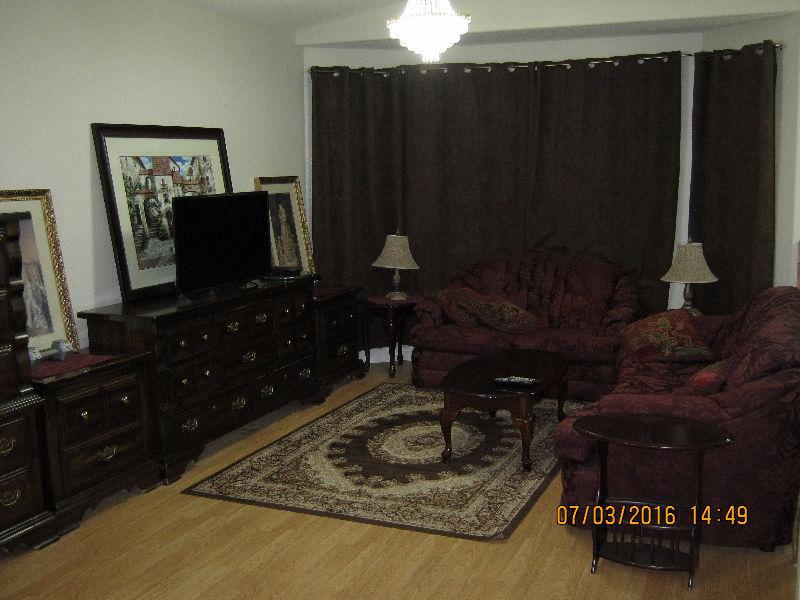 Furnished bedrooms located in bi-level house in Timberlea