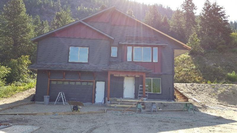 BRAND NEW HOUSE FOR SALE IN CASTLEGAR B.C