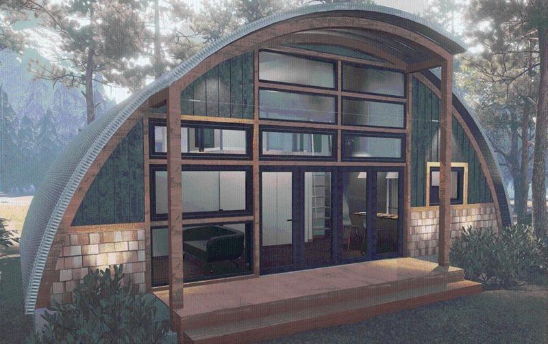 Brand new curved roof home built for only $149,900 includes