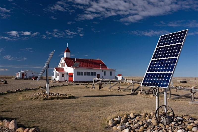 Solar Off - Grid Property at Grasslands National Park
