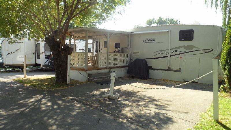 RV Lot with 5th Wheel