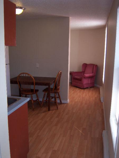 Semi-furnished bachelor, in Campbellton, available now