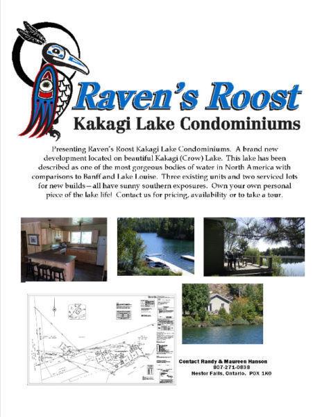 Ravens Roost Kakagi Lake Condominiums