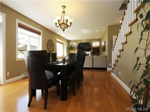 The main floor features an open concept kitchen dining