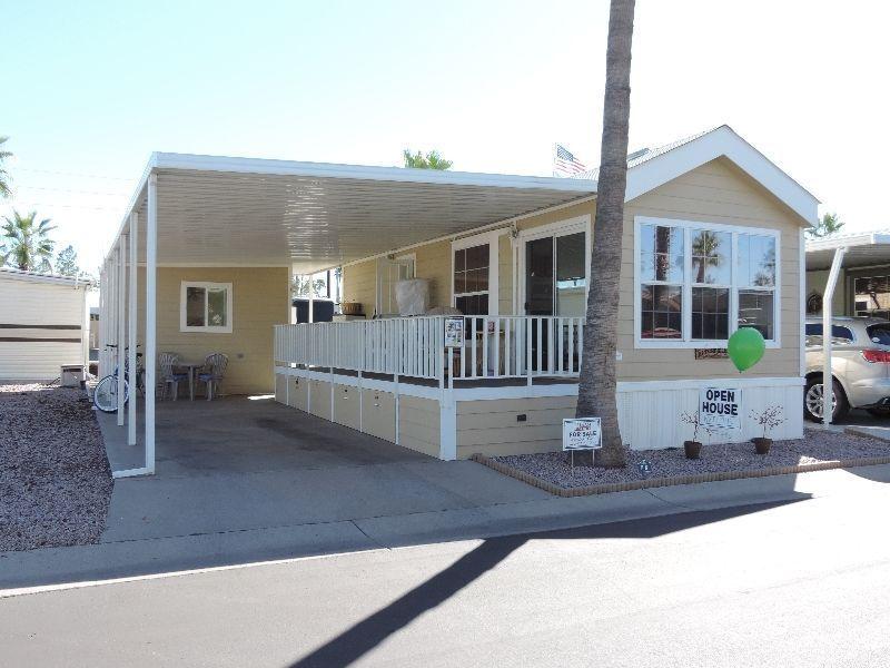 2009 CAVCO Sunburst Parked Model Trailer in Mesa, AZ