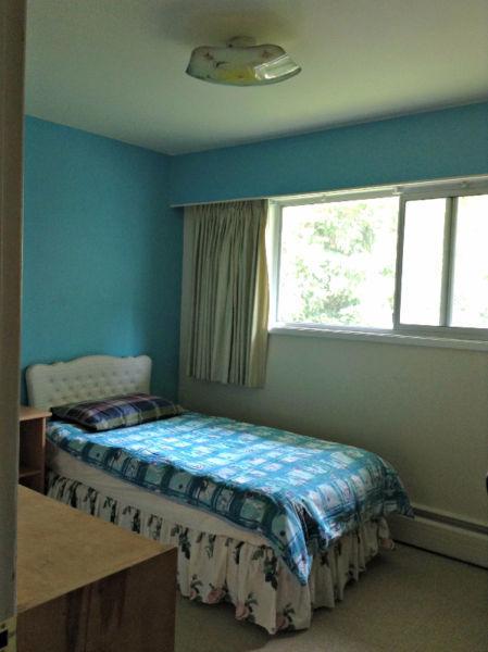 Avail Sept 1, bright furnished room, close to UVic