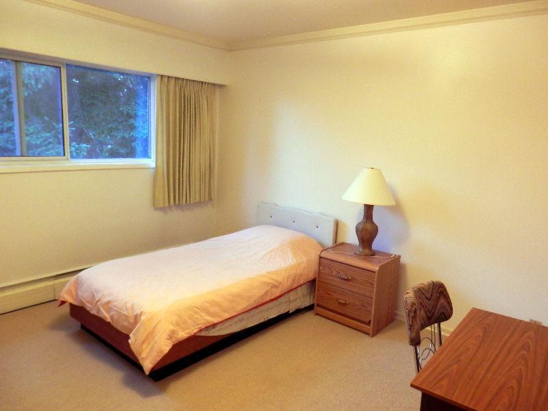 Avail Sept 1, bright furnished room, close to UVic