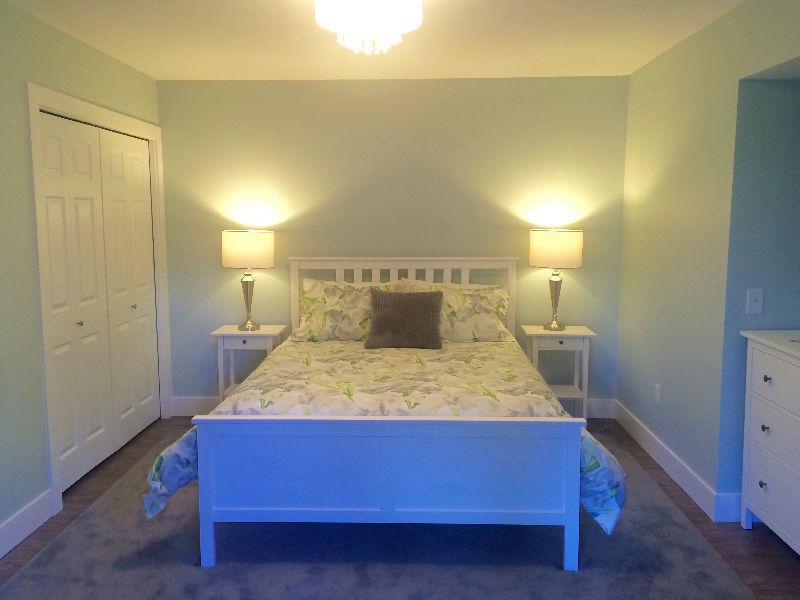 Renovated furnished 1 bdm suite available July 24 for 4 weeks