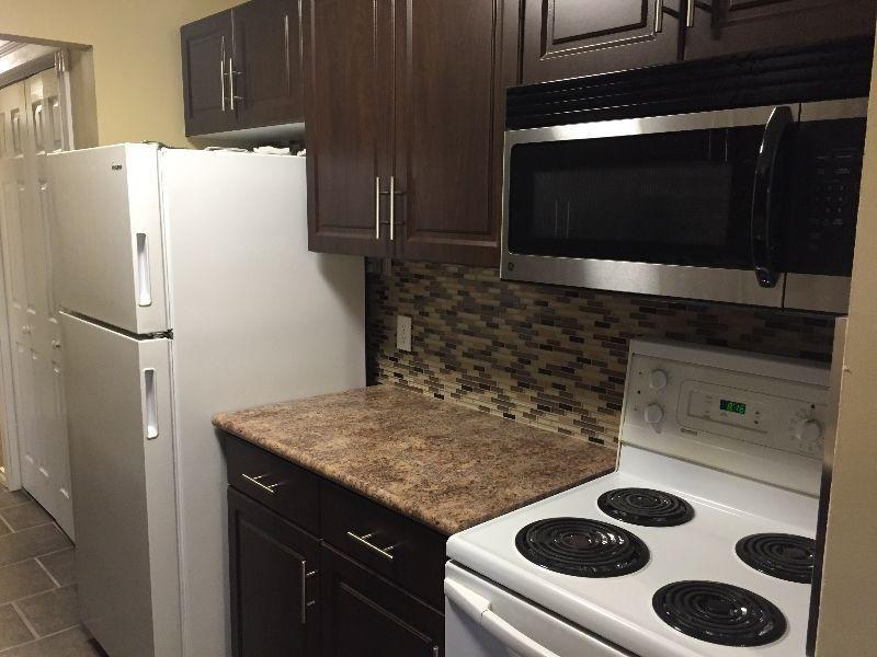 Renovated 2 bedroom with heat and hotwater included. Non Smoking