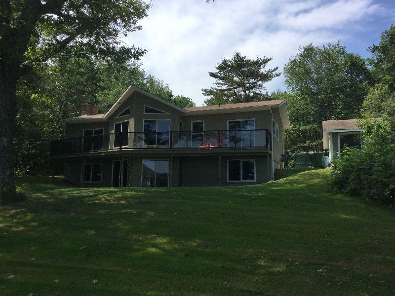 CONTEMPORY SYLE HOME DEEDED LAHAVE RIVER FRONTAGE