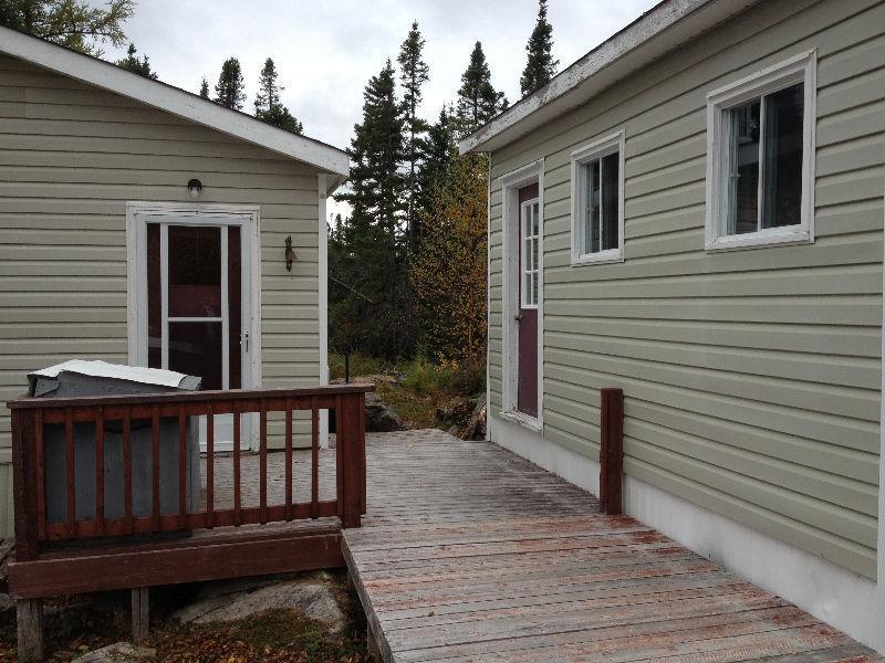 Lakeside cabin for sale near Terra Nova National Park