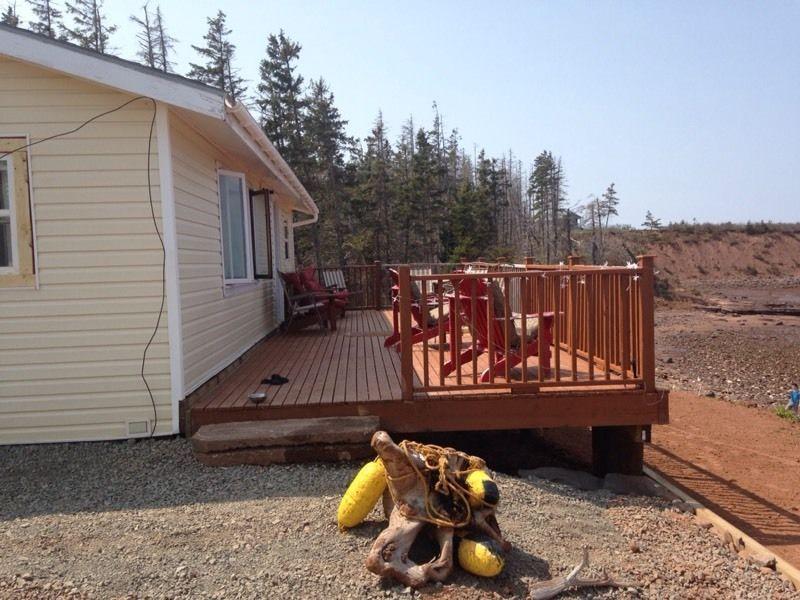 Oceanfront Cottage for rent on Northumberland Strait