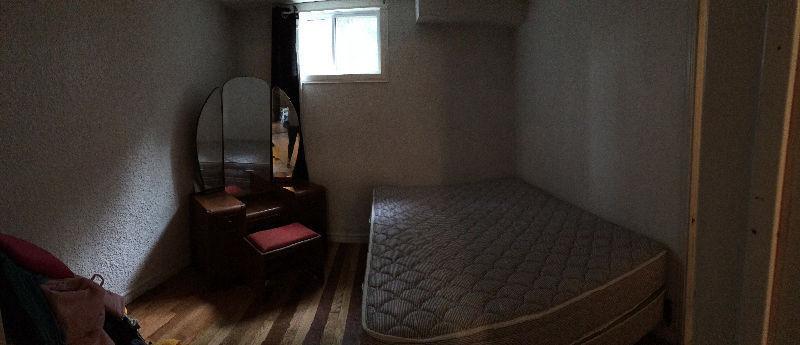 Basement for rent for August 15 or sept 1