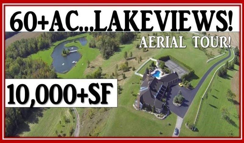 60 AC HILLTOP ESTATE IN GRAFTON! LAKE VIEWS!