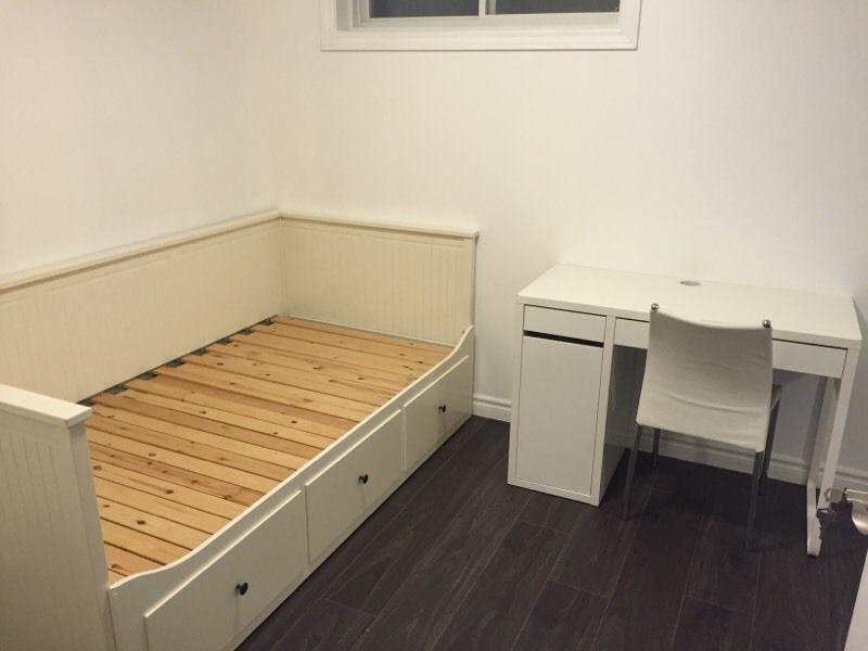 **2 Rooms for rent in a Brand New 2 Bedrooms Basement Unit**