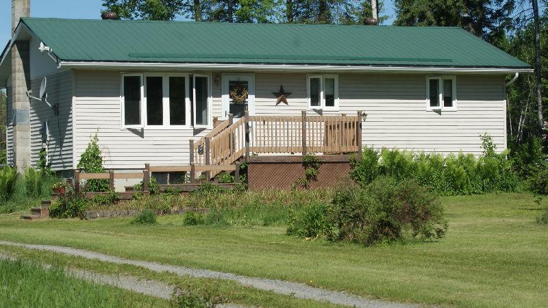 Englehart Area Bungalow with 111 acres and barn