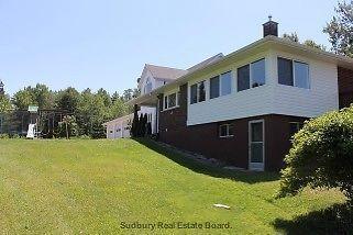 Two Story Waterfront Home on French River Alban, Ont