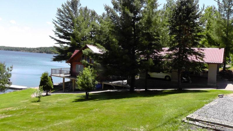 Western Red Cedar Log Home on the French River w/ Many Extras!