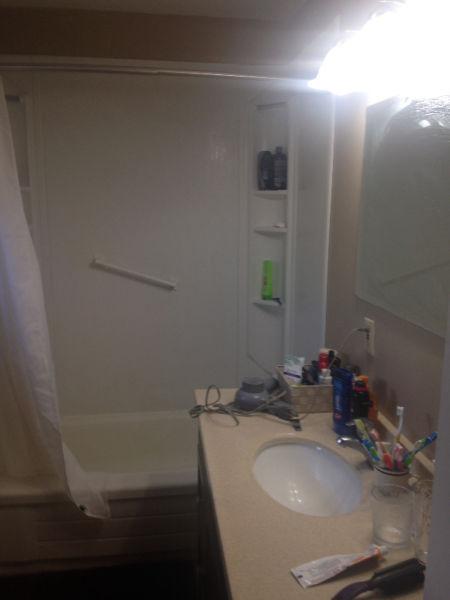 1 bedroom available in a beautiful 1100 sq foot appartment. NS
