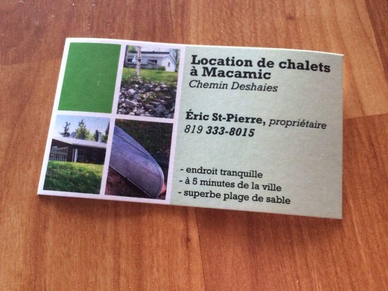Chalet à louer