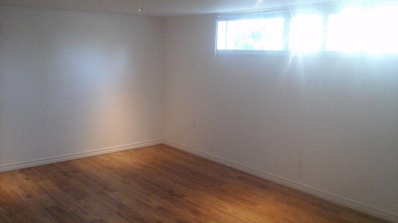 Room for rent, Brand new basement apartment