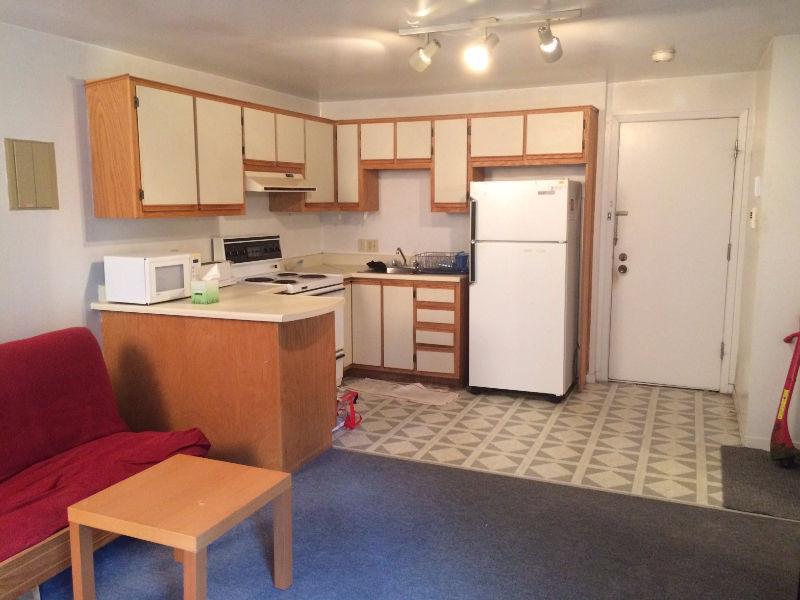 A fully furnished 31/2 in downtown for rent at $790.00