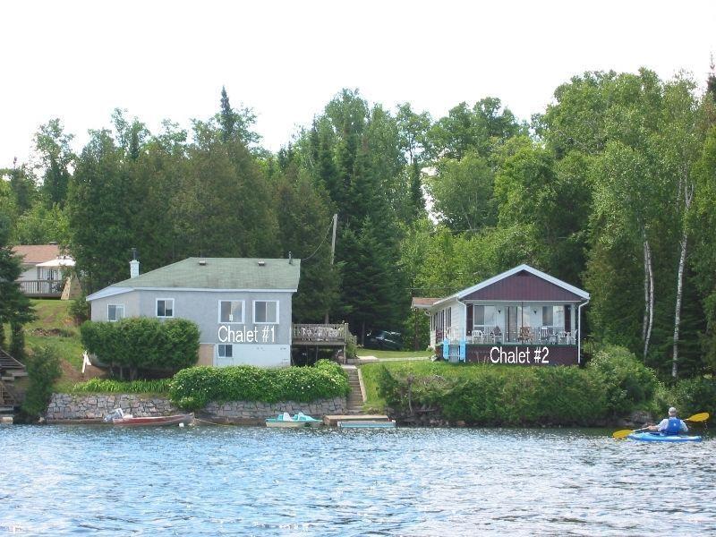 2 Chalets vendu ensemble, sur le bord de l'eau $149,000 chacun