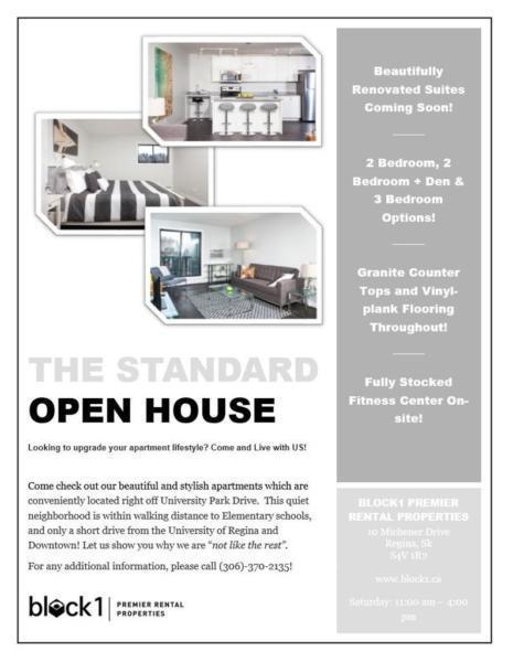 OPEN HOUSE THIS SATURDAY! BEAUTIFUL RENOVATED SUITES! 11:00 am