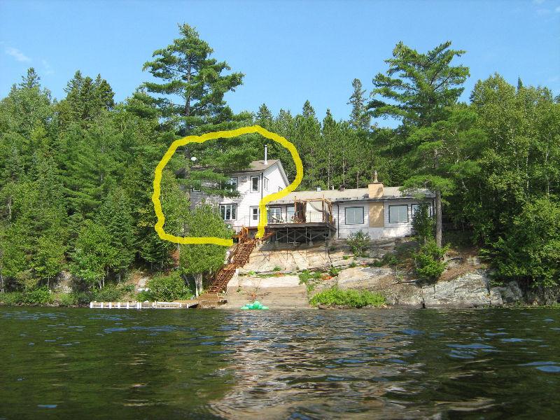 Bord de lac à La Macaza, près de Rivière-Rouge,Labelle,Tremblant