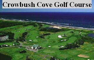 Walk across the road to golfing at Crowbush