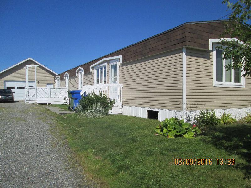 maison mobile et garage visite libre le 10 septembre
