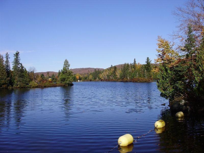 TERRAIN AU BORD DU LAC PAPINEAU STE-AGATHE