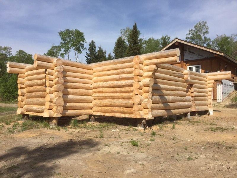 Handcrafted, well seasoned log home for sale